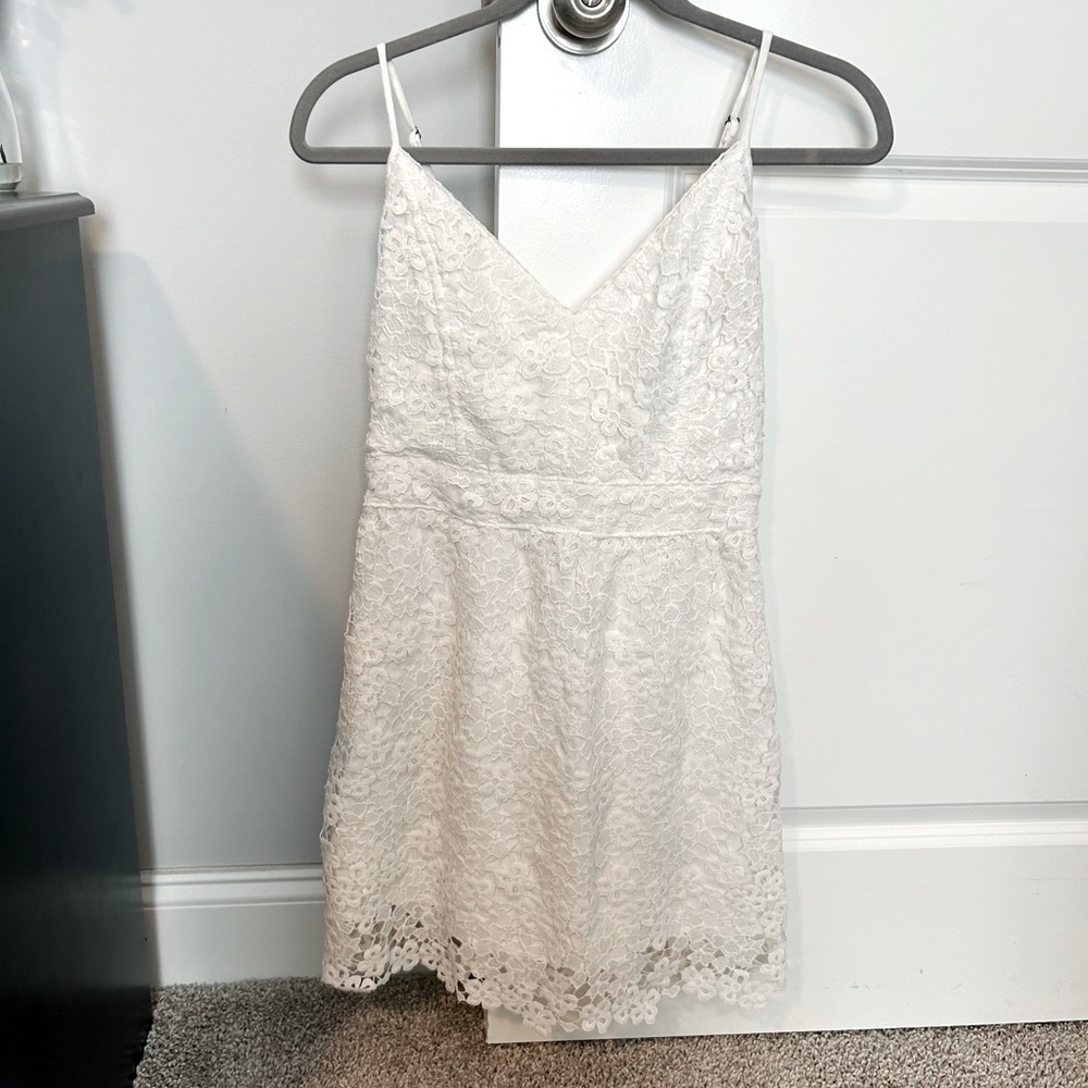 Abercrombie & Fitch Floral White Dress
